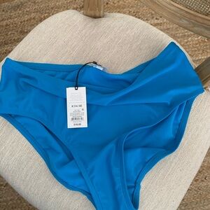 Shade & Shore Swim Bottoms - Vibrant Blue Medium coverage. Medium hi rise ~ XL